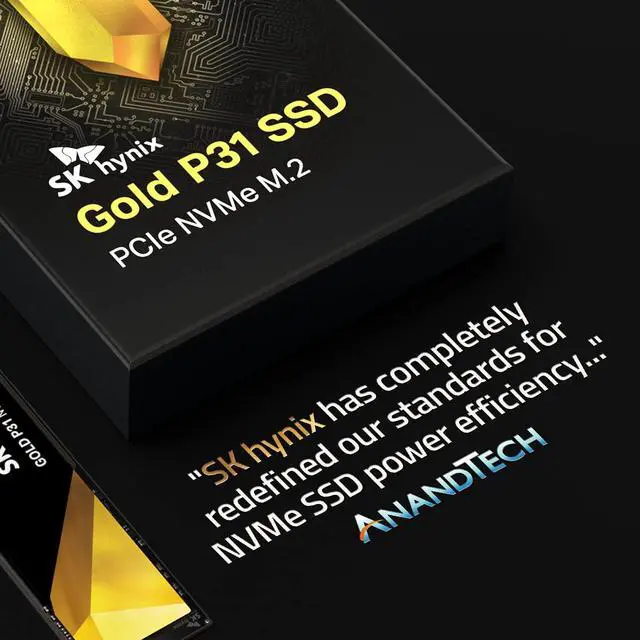 SK hynix Gold P31 M2 SSD 2TB, M.2 2280 NVME PCIe Gen3.0 Internal