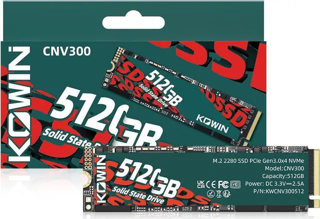 内蔵型SSD KOWIN CNV300 1TB NVMe SSD M.2 2280 内蔵型SSD KOWIN
