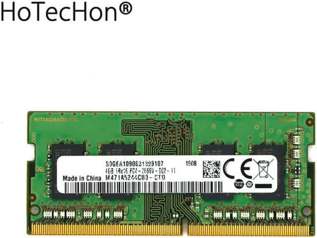 SM30N76487 - 4GB DDR4 2666 SODIMM RAM 1Rx16 PC4-2666V-SC0-11 for