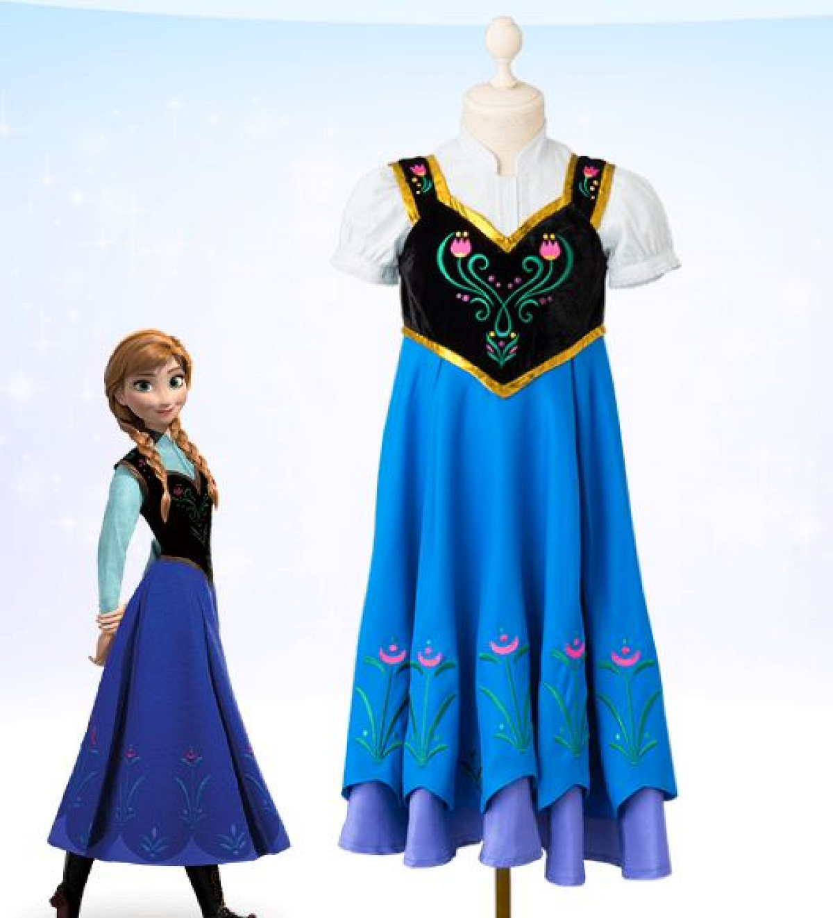 アナのドレス| キャステル | CASTEL ディズニー情報