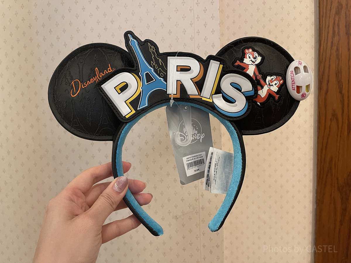 新品未使用 パリディズニー 30周年限定 チップとデールカチューシャ