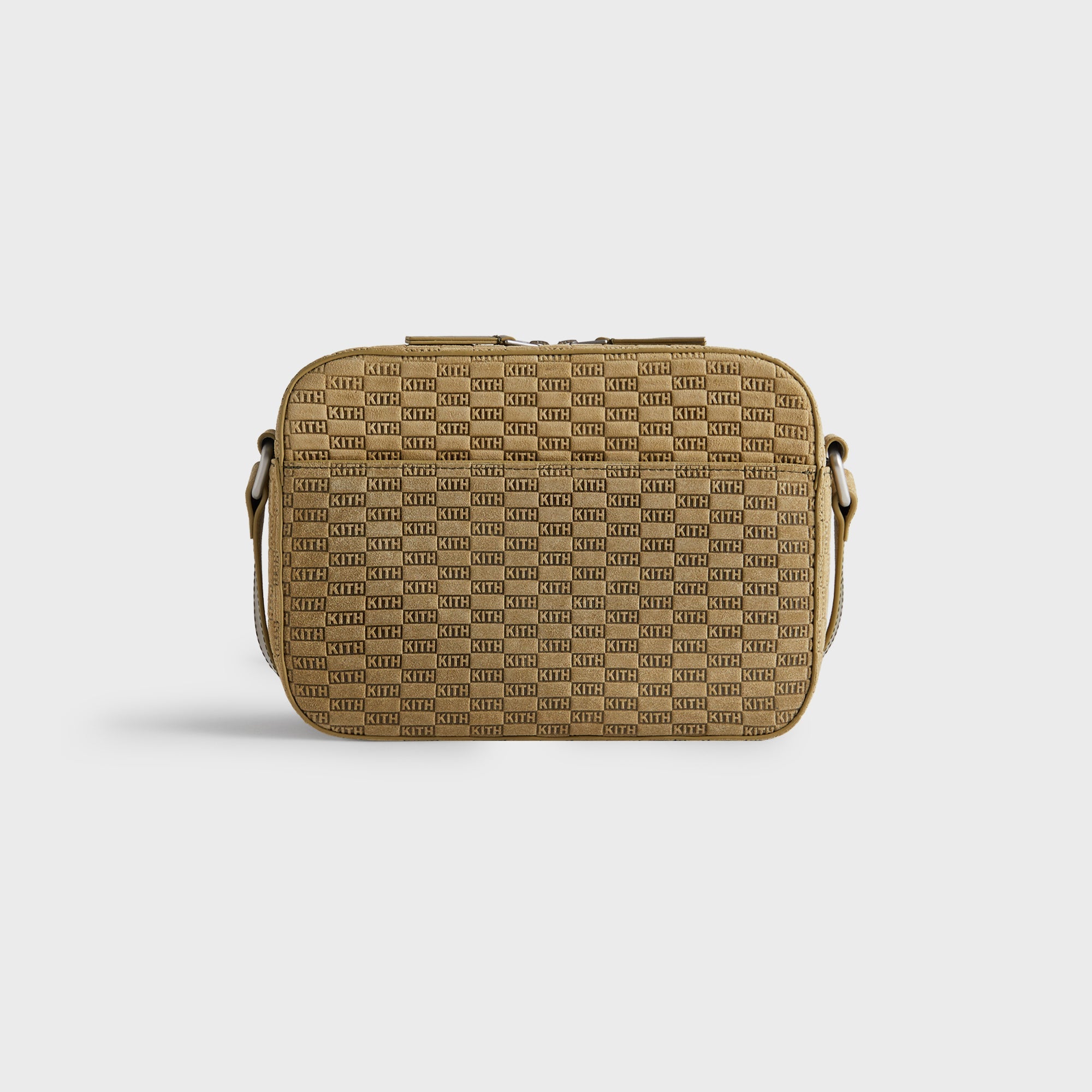 Kith Monogram Suede Camera Crossbody - Grit – Kith Canada