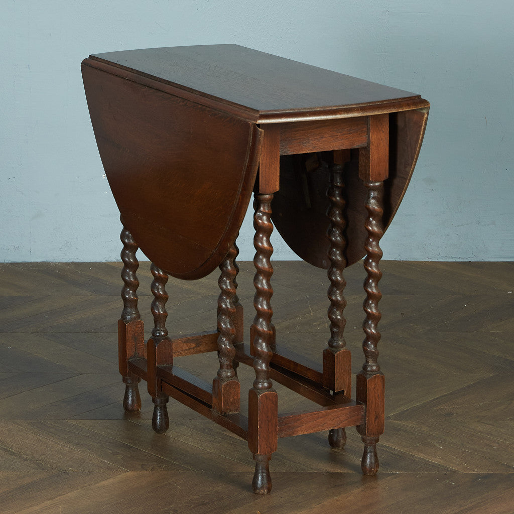 英国アンティーク ドロップリーフ ゲートレッグテーブル #80312
