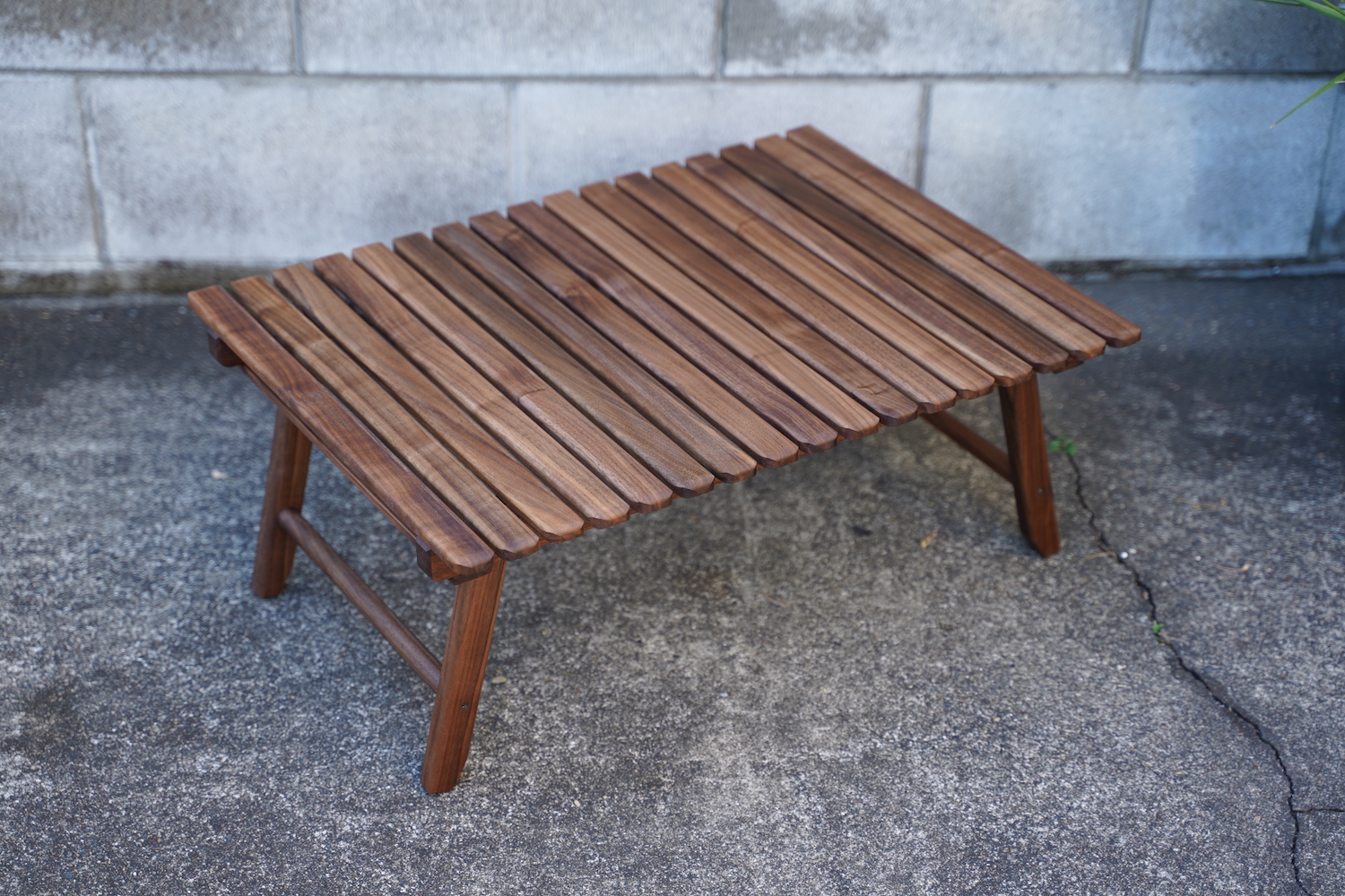 CAMP MANIA PRODUCTS / COMPACT LO TABLE (M) all walnut | CAMP MANIA