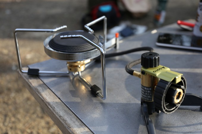 SOTO 廃盤希少人気商品ST-301モノトーンゴールド動作良好美品防風リング付