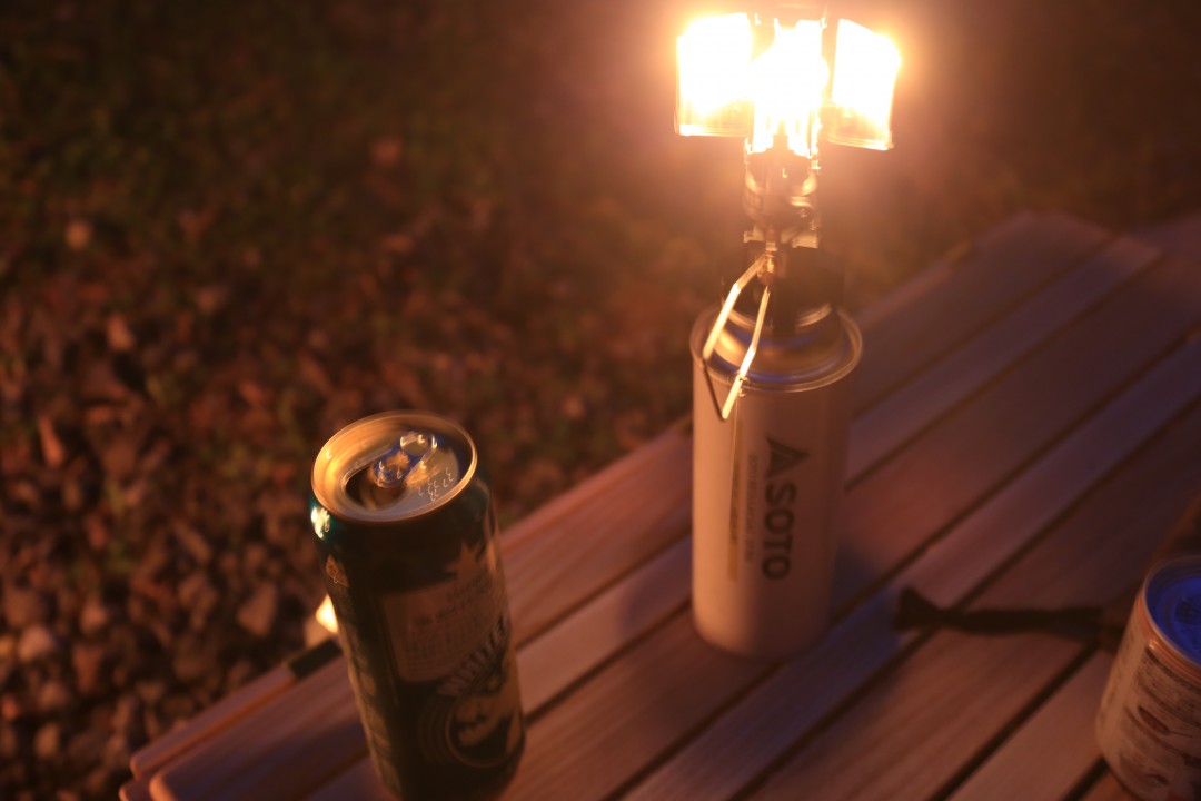 レビュー】マントルのいらないガスランタン！SOTOのG'Zメタルランプは