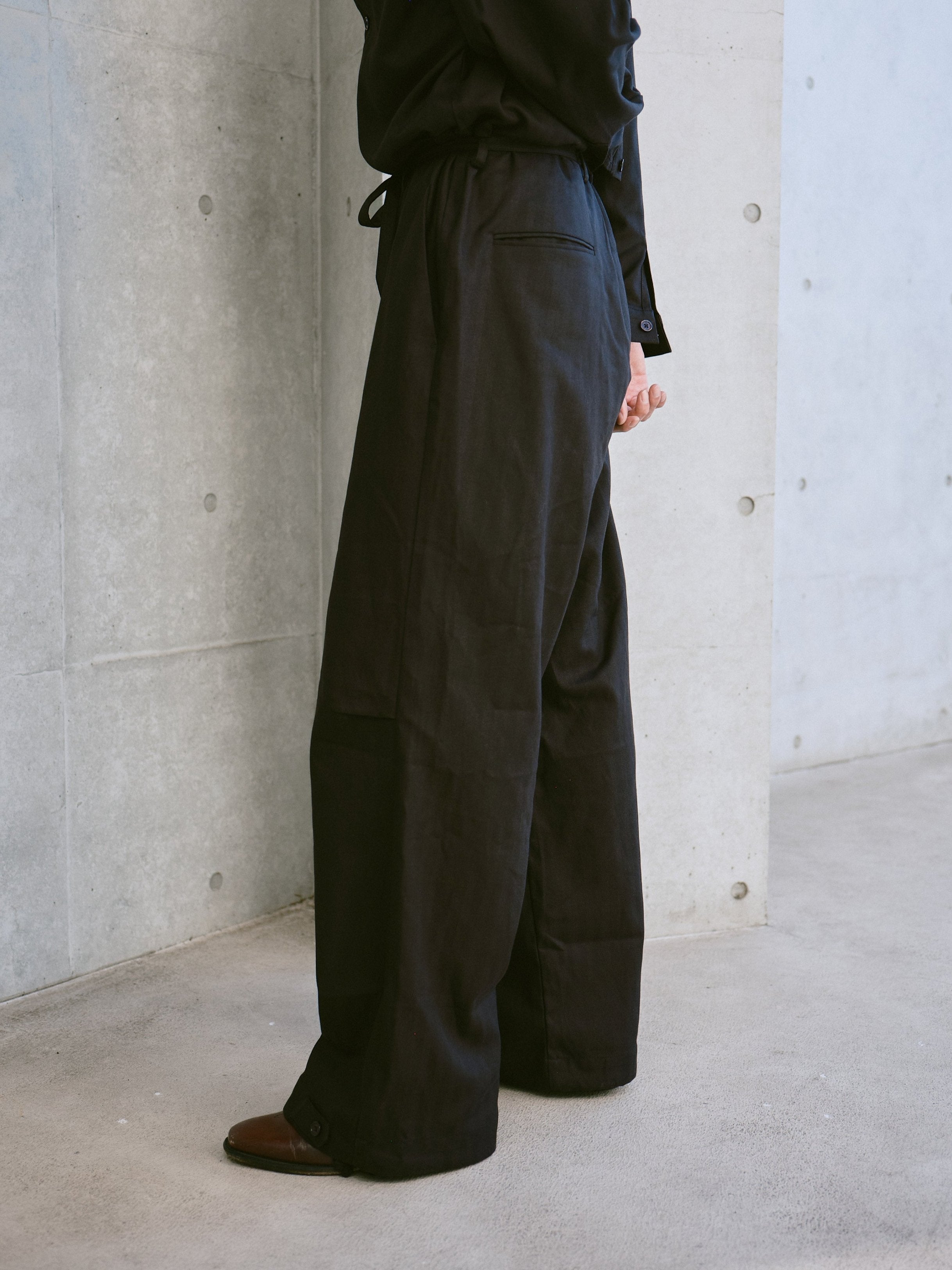 open collar belted assort l/s jump suit – CAMPHOR WOOD - OFFICIAL