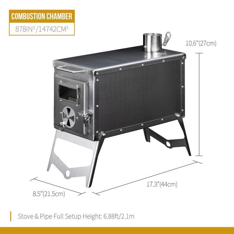 OneTigris TIGER ROAR テントストーブ | テントを暖かく保ちます