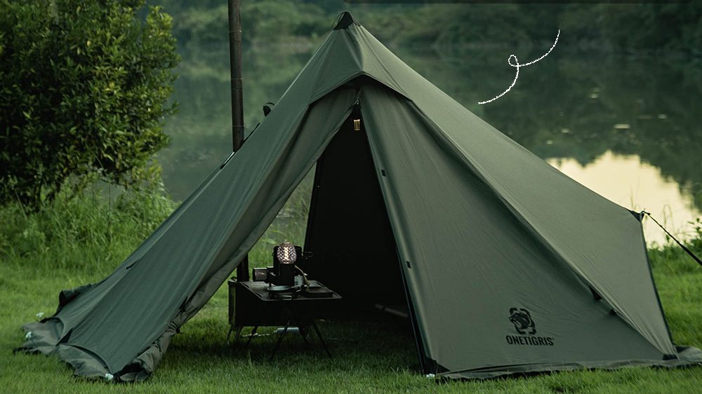 OneTigrisから二股ポールのTCテント「CONIFER TCチムニーテント」登場