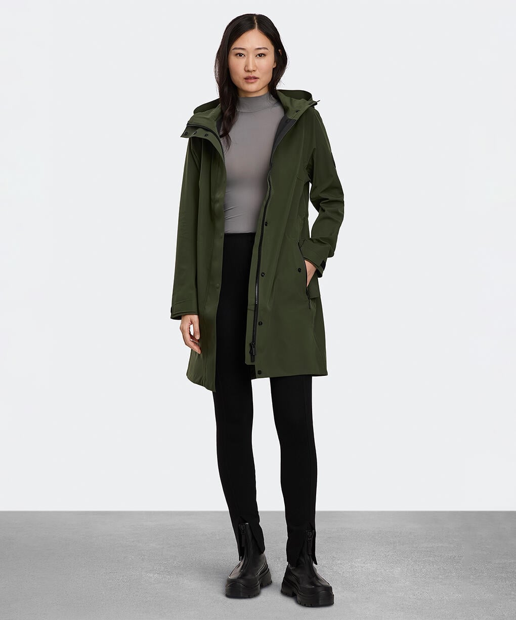 カルデロ レイン ジャケット ブラックレーベル(5636WB)｜カナダグース