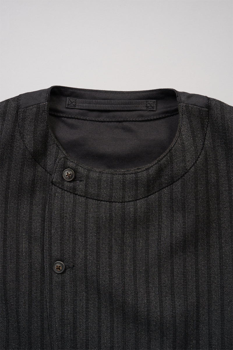 ナイジェル・ケーボン】MAN / ファーマーベスト - ストライプダブル