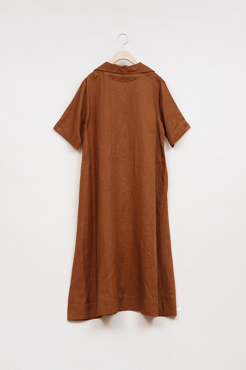 ナイジェル・ケーボン】WOMAN / スキッパードレス -リネン / SKIPPER