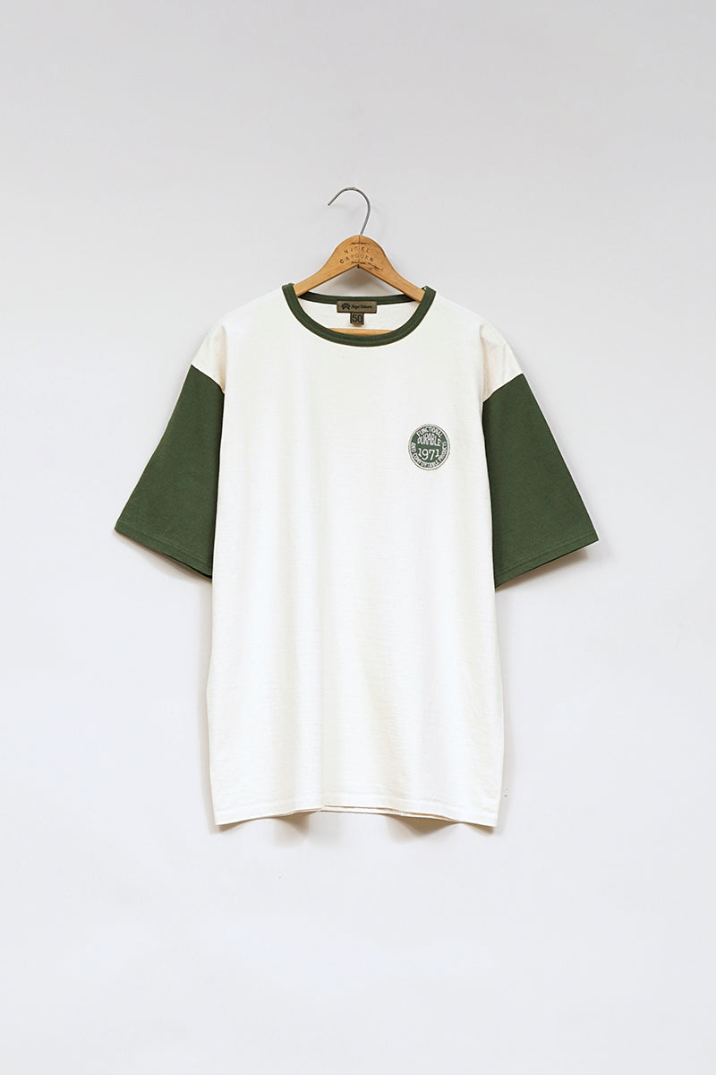 ナイジェル・ケーボン】MAN / ベースボールワッペンTシャツ / BASEBALL