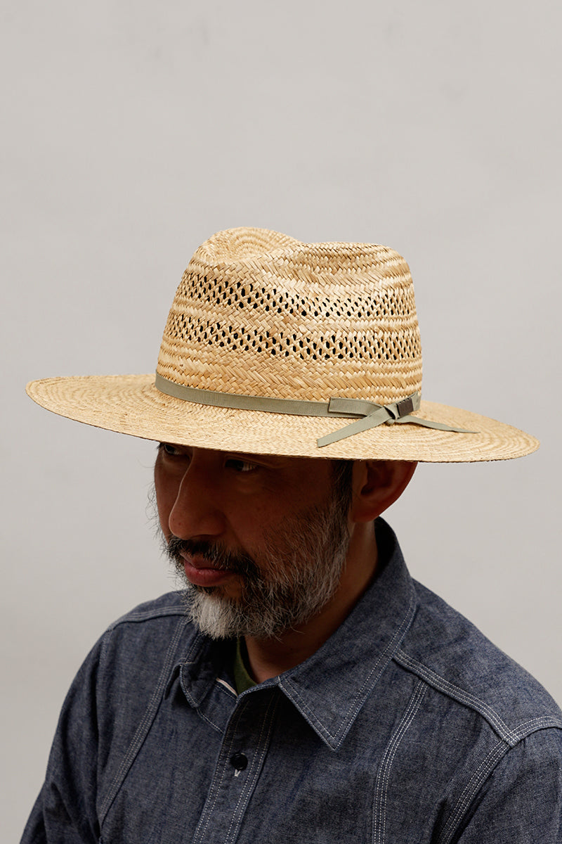 ナイジェル・ケーボン】MAN / ストローハット - メッシュ / STROW HAT