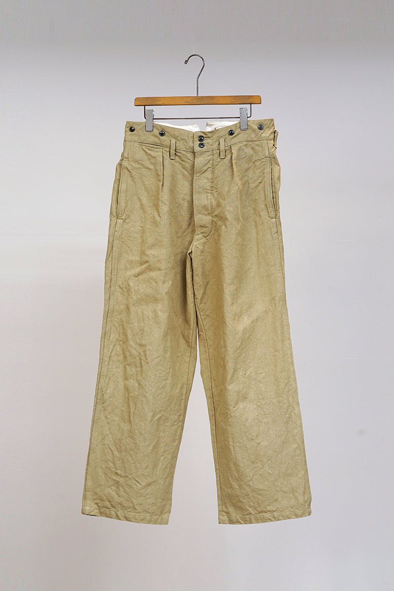 ナイジェル・ケーボン】MAN / フレンチワークパンツ - ヘンプ / FRENCH