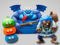 ドラゴンクエスト ソフビモンスター　３体セット ドラゴンクエスト ソフビモンスター<br>ファン一押し！？の3体が