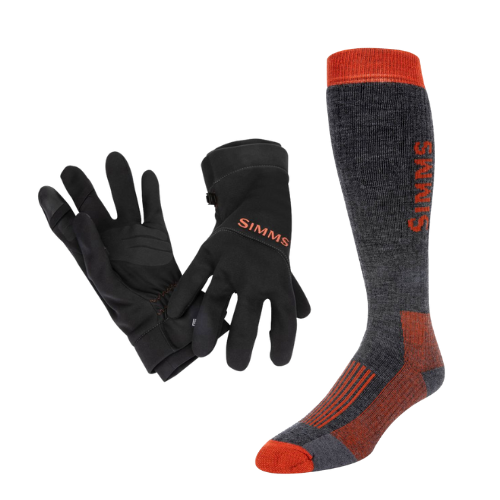 Simms Gore Infinium Flex Glove Black - rękawiczki wędkarskie z