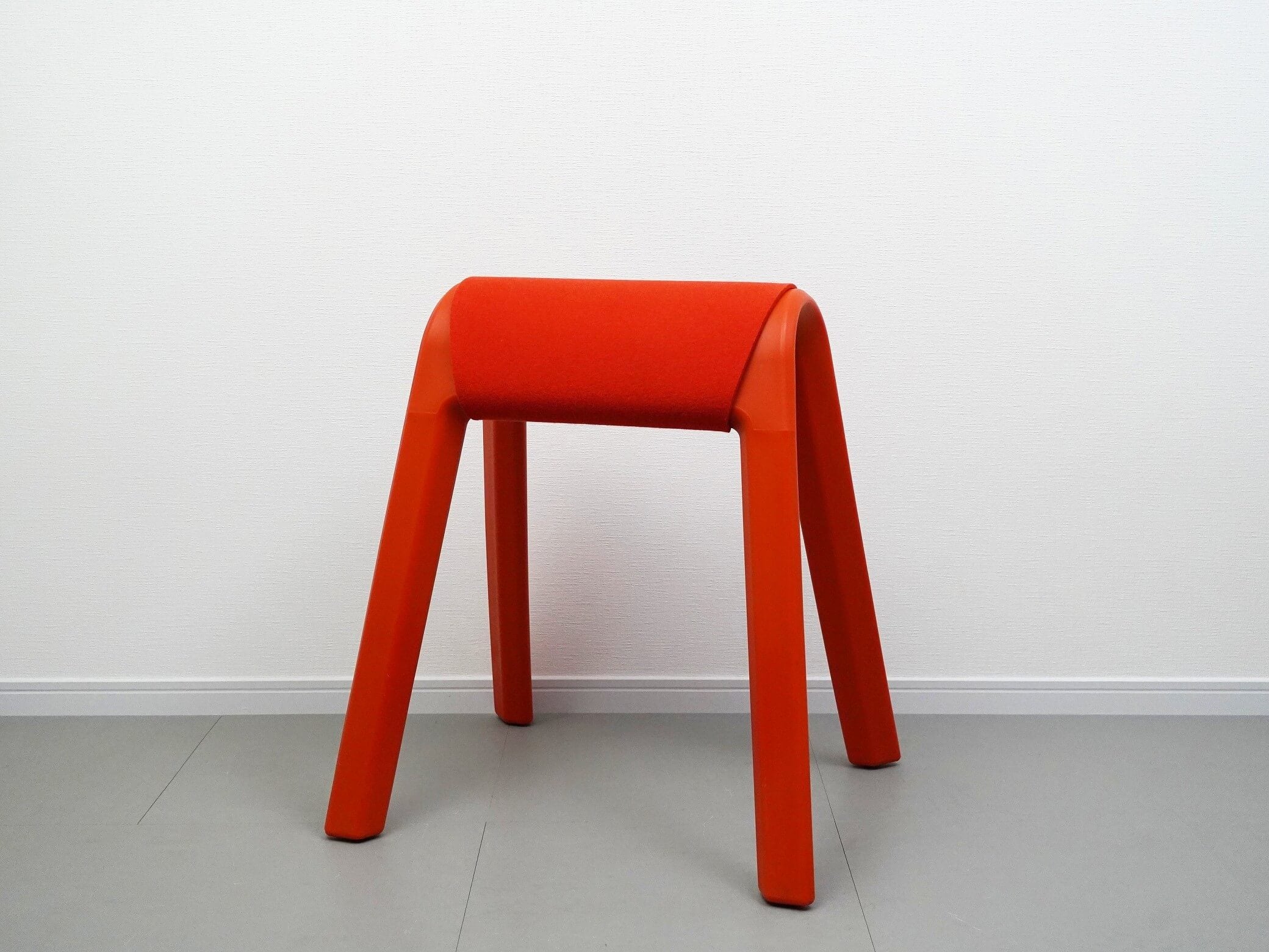 シッツボック スツール ウィルクハーン オレンジレッド 中古 / 204