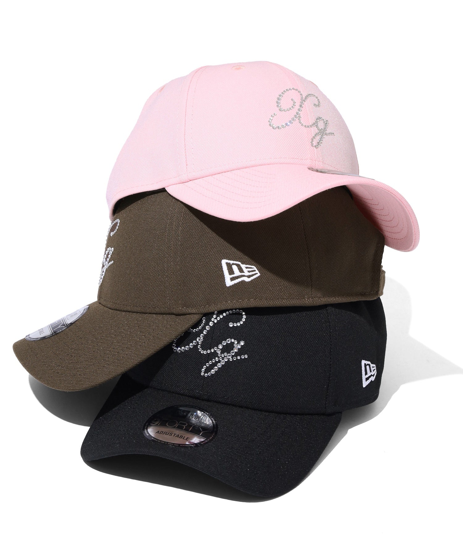 X-girl × NEW ERA(R) 9FORTY RHINESTONE LOGO CAP – calif（カリフ