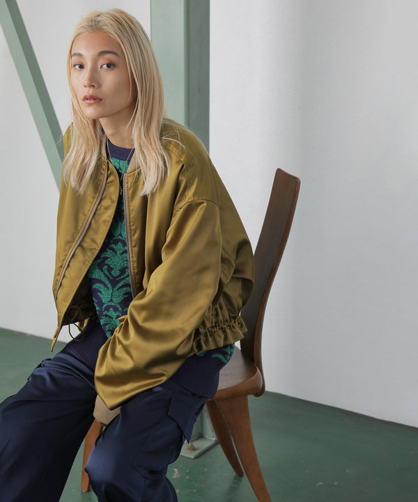 ギャザースリーブMA-1ブルゾン – calif（カリフ）公式サイト