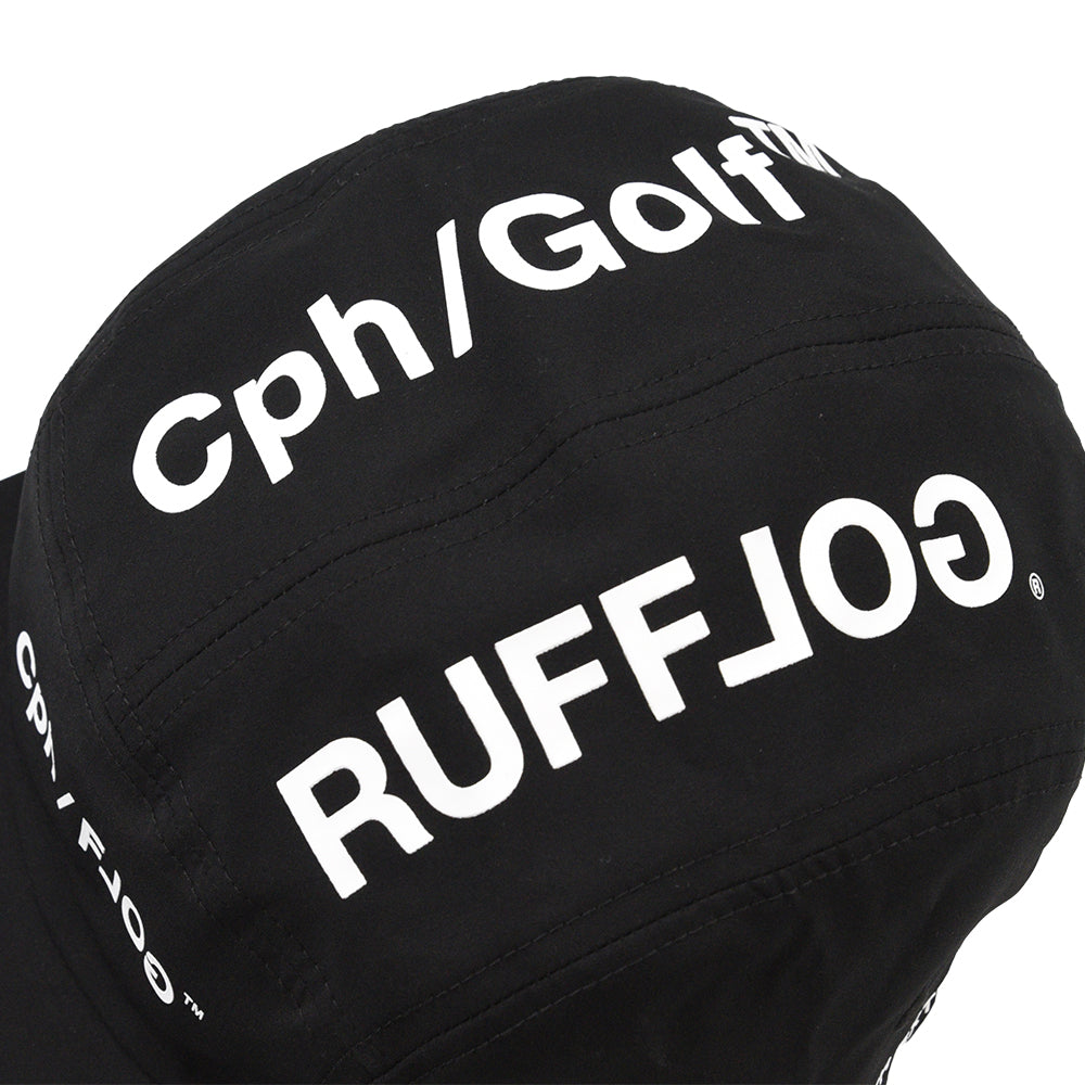 Cph/Golf×RUFFLOG JET CAP BLACK – Cph/Golf™︎