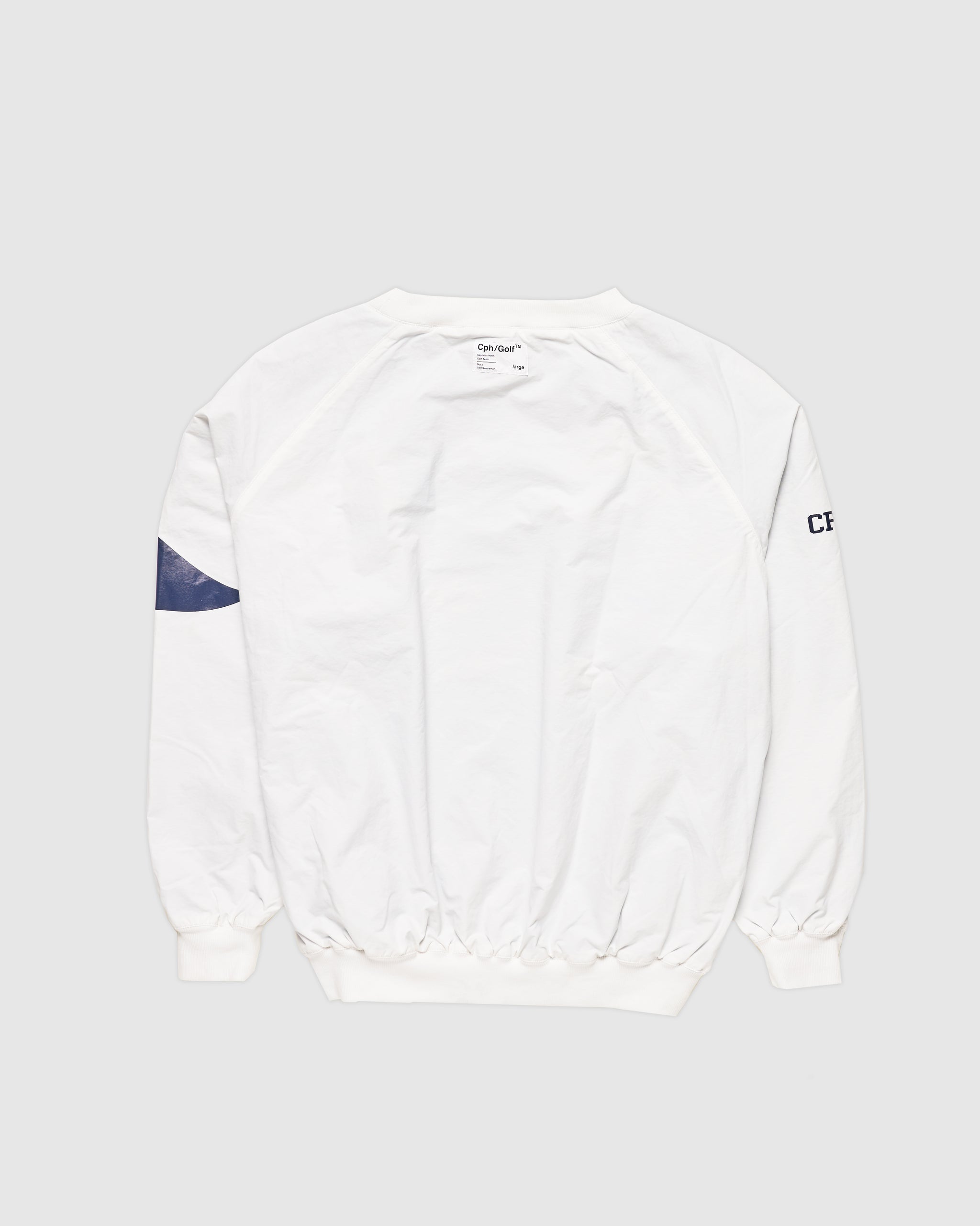 YALE UNIVERSITY × CAPTAINS HELM GOLF #NYLON SCHOOL P/O -WHITE