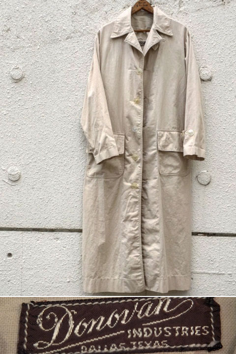 1960's “ DONOVAN ” SINGLE COAT（シングルコート） / ダスターコート