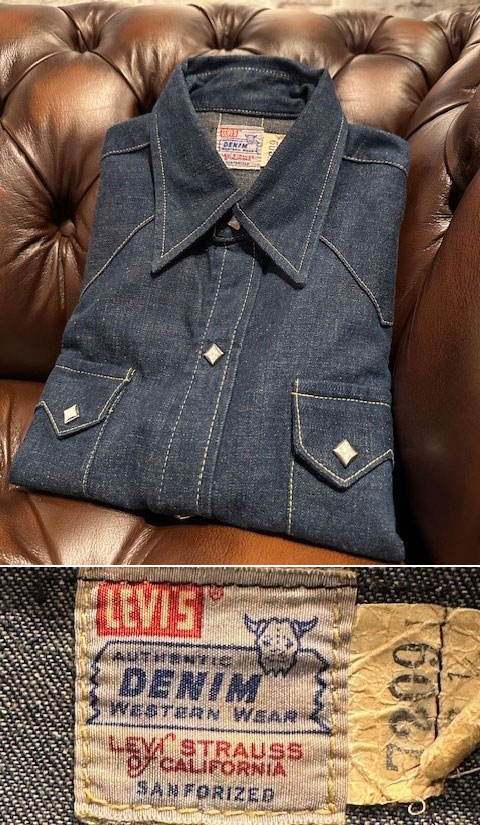 1950's DEAD STOCK LEVI'S（リーバイス） / “ SHORT HORN（ショート