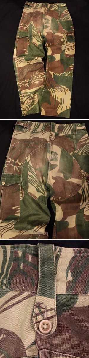 1970's ローデシア軍 （RHODESIA MILITARY） CAMO CARGO PANTS (2