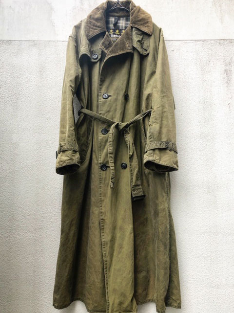 1987〜1990's “ バブァー （Barbour） ” / 旧3クラウン “ TRENCH COAT