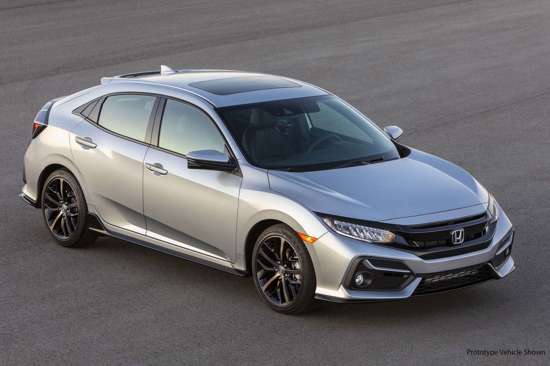ホンダ、北米向け「シビック ハッチバック」2020年モデル。フロント