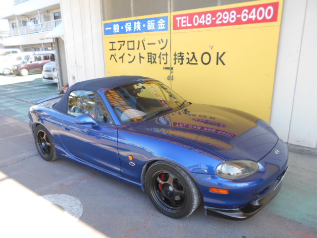 ガレージベリー製 NBロードスター ハードトップ取付ペイント