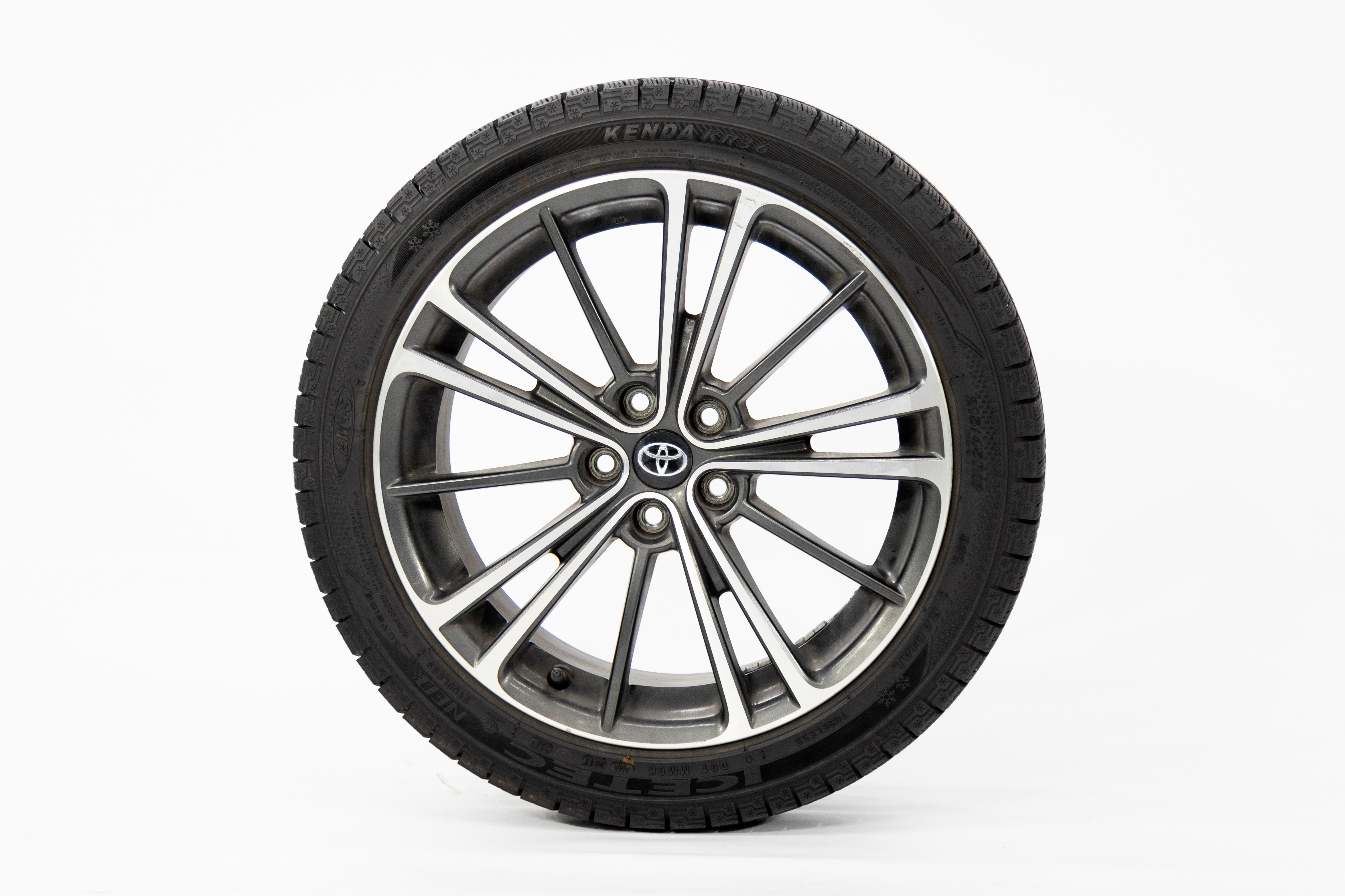 中古】KENDA KR36 215/45R17 86前期純正AW スタッドレス・ホイール