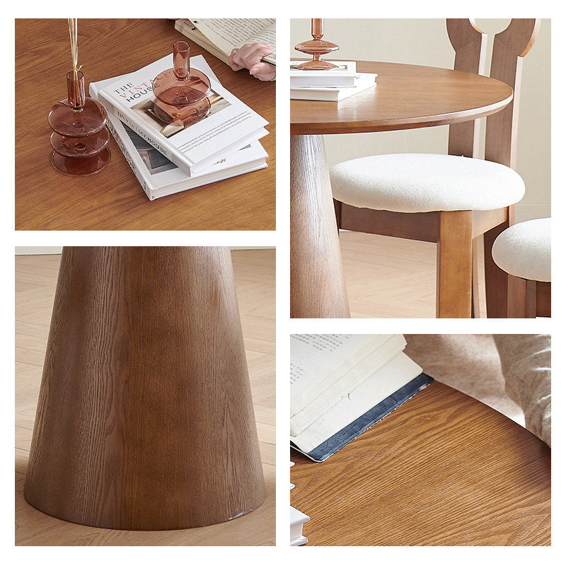 丸テーブル ダイニングテーブル 2人/4人掛け 食卓 円卓 カフェ風