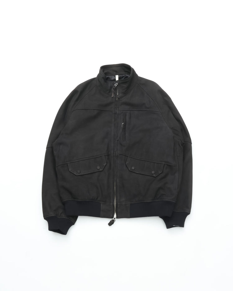 CCU HIGH NECK BLOUSON COW LEATHER – CASDAY / キャスデイ