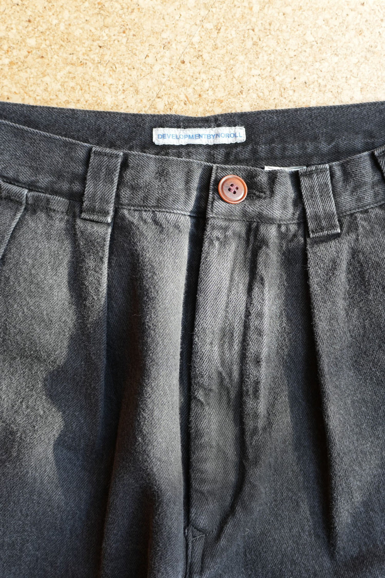 NOROLL THICKWALK PANTS BLACK DENIM – CASDAY / キャスデイ
