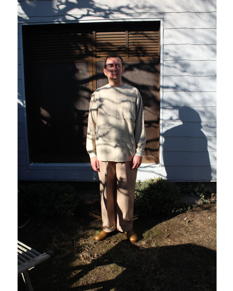 NOROLL / UNEVENNESS L/S TEE LT BEIGE – CASDAY / キャスデイ