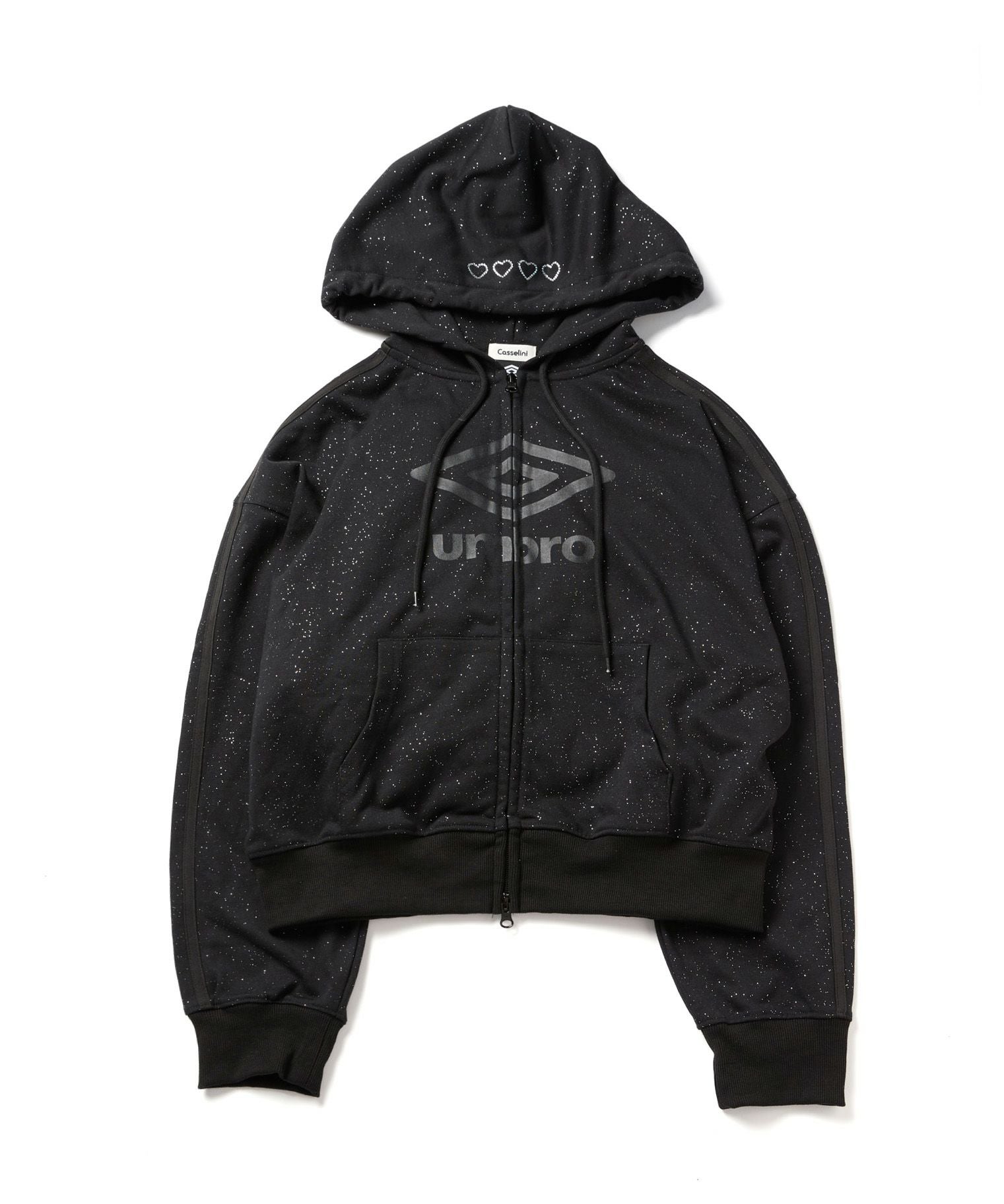 Casselini(キャセリーニ) 【UMBRO× Casselini】ロゴジップパーカー