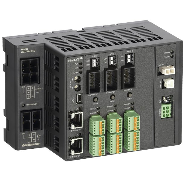 AZD3A-KED, 3-Axis AZ Series EtherCAT Controller / Driver (24/48 VDC)