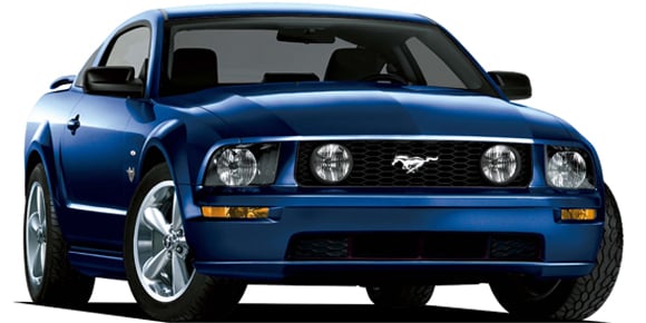 マスタング（フォード）V8 GTクーペ プレミアム（2009年1月
