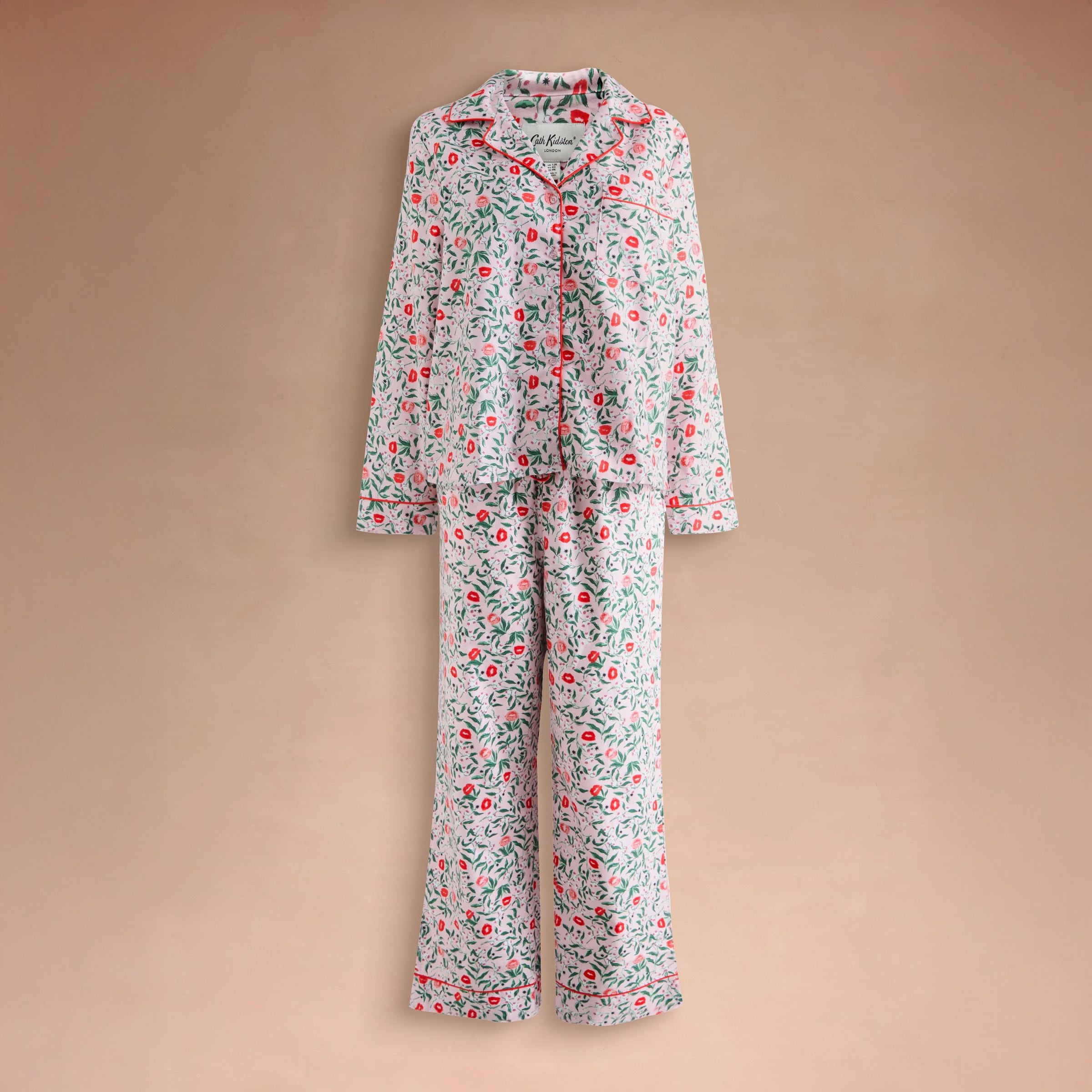 ボタン パジャマ Mistletoe Kisses | Cath Kidston 日本公式オンライン