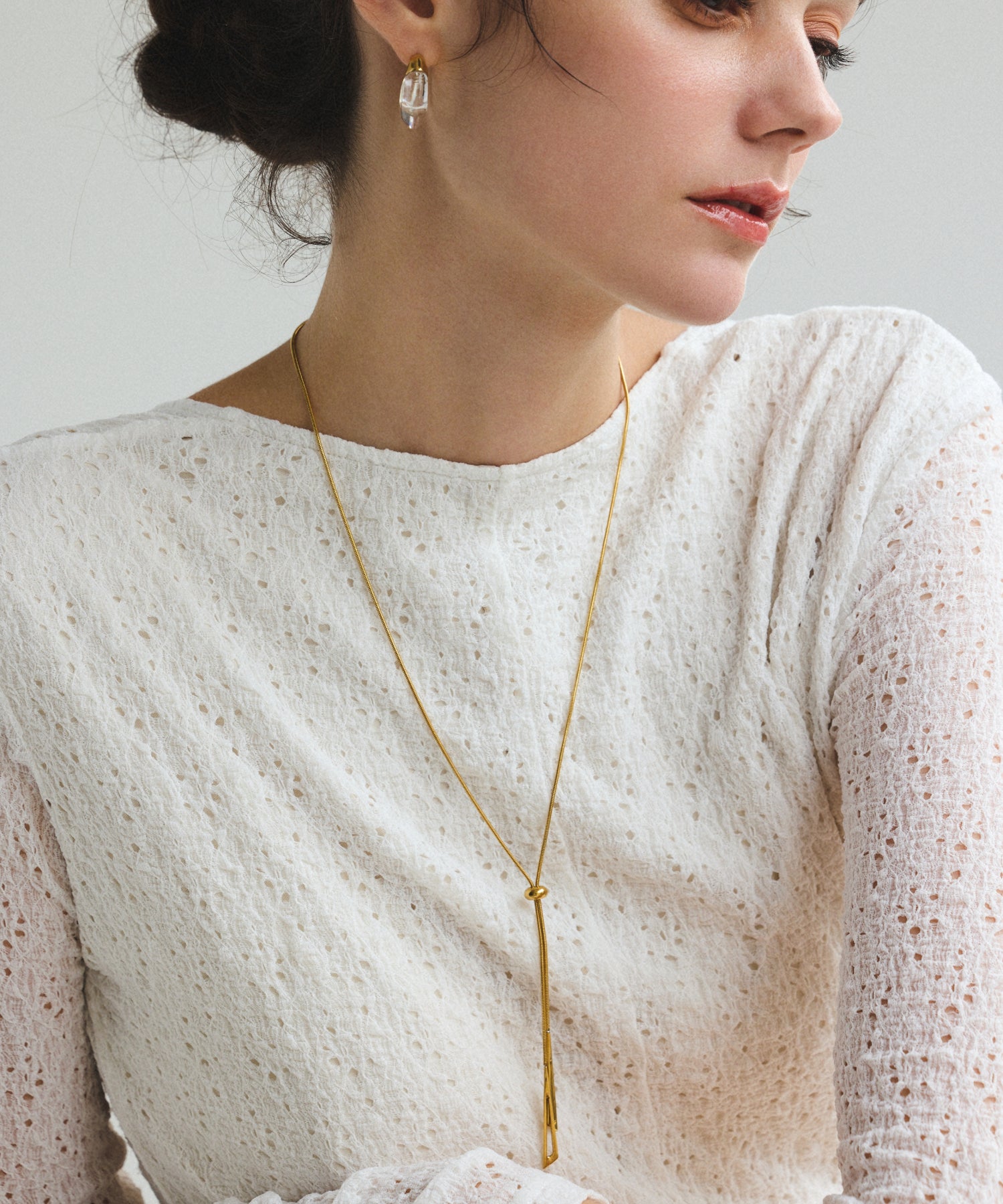 ゴールド]トライアングルラリエット