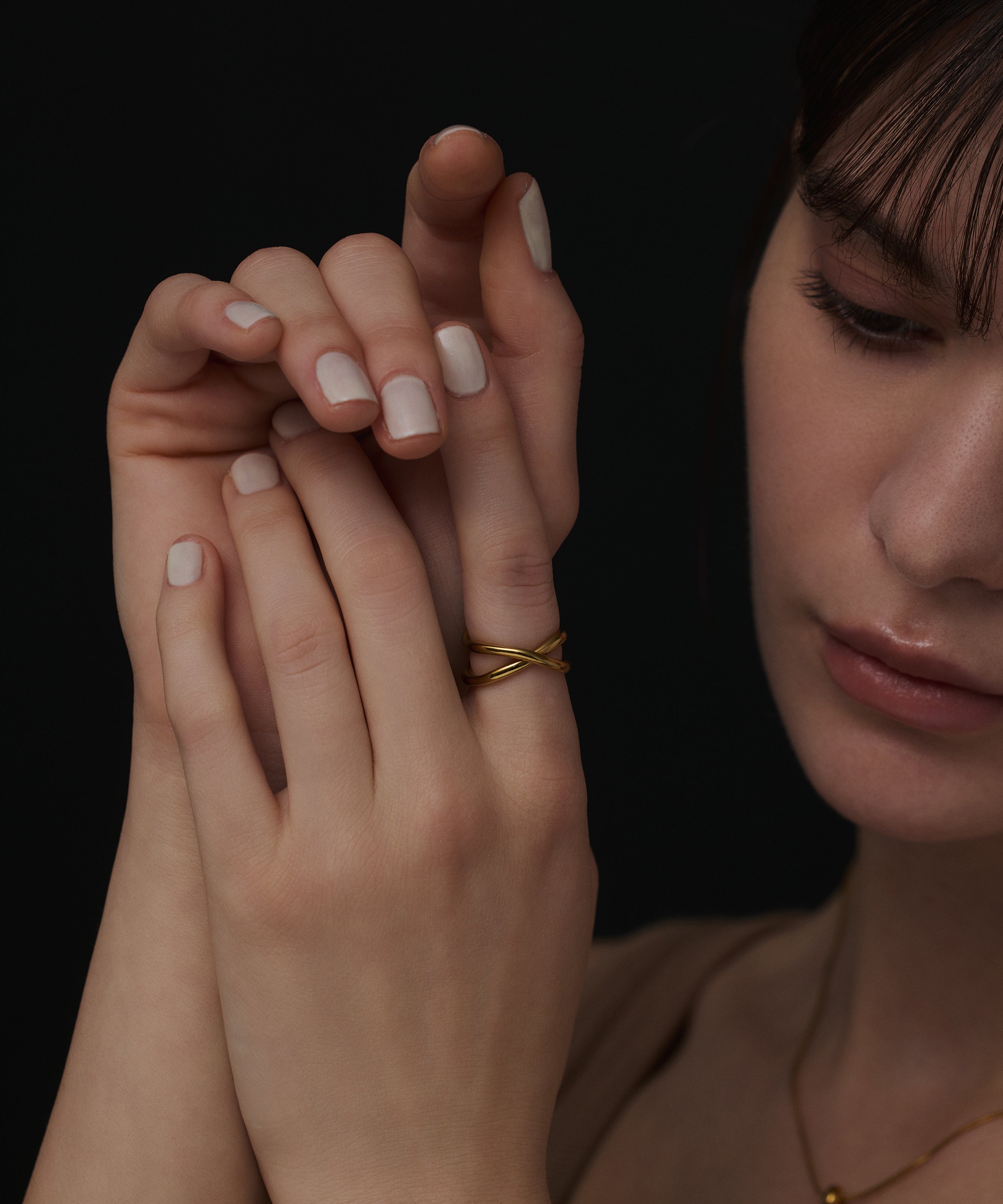 ゴールド]クロスリング