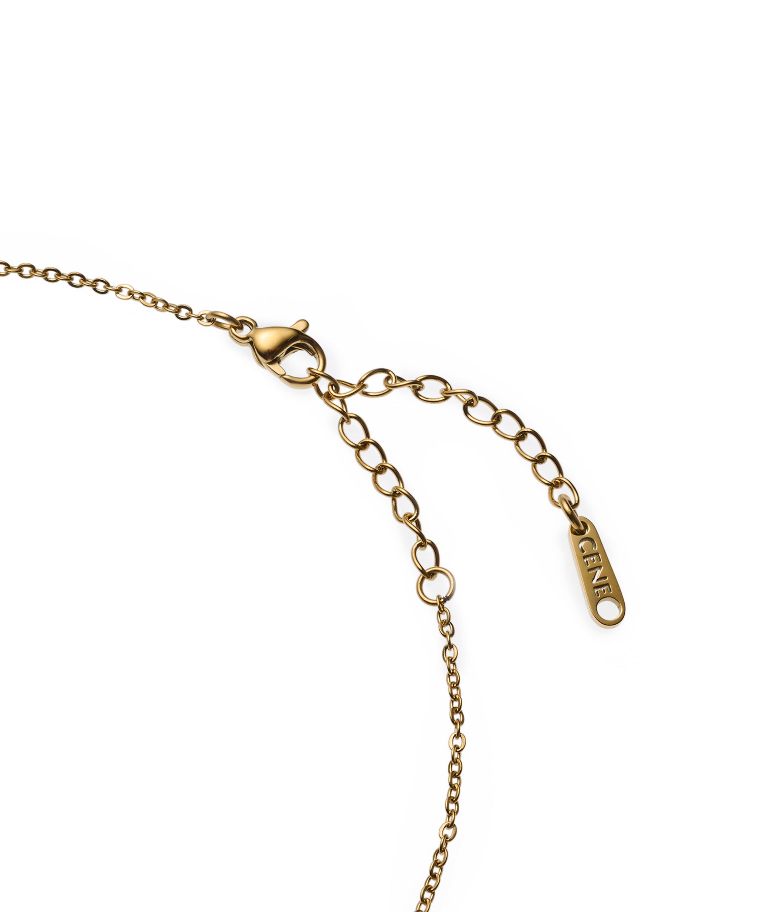 ゴールド]プレートネックレス