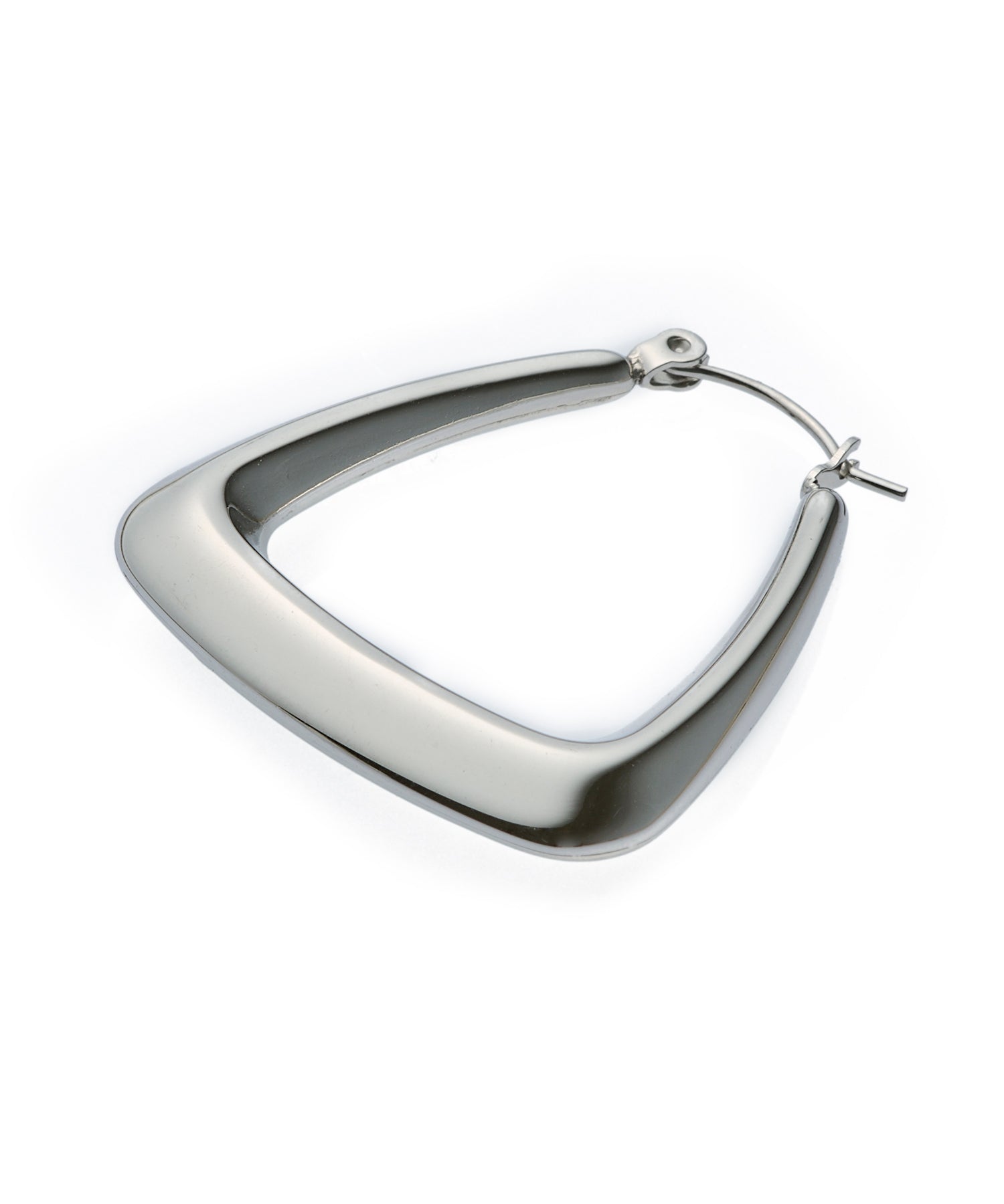 シルバー]トライアングルピアス