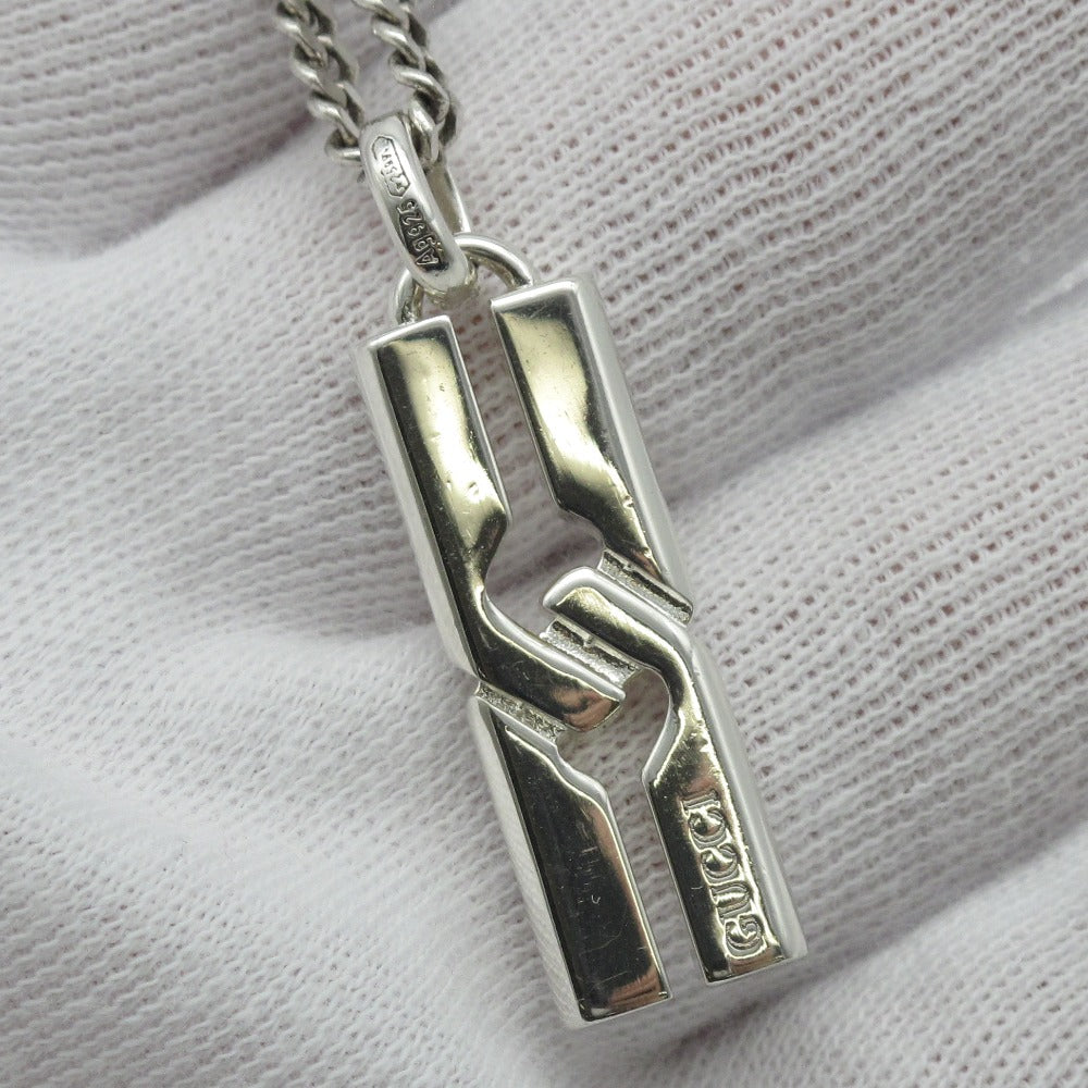 GUCCI グッチ ネックレス インフィニティノット ペンダント Ag SILVER