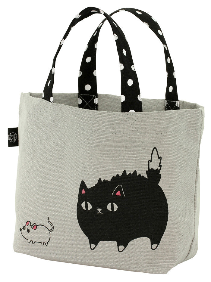 猫3兄弟 トートバッグ小【kuro】(13273) – 株式会社 セラミック藍