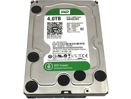 Western Digital WD Green WD40EZRX 4TB IntelliPower 64MB Cache SATA