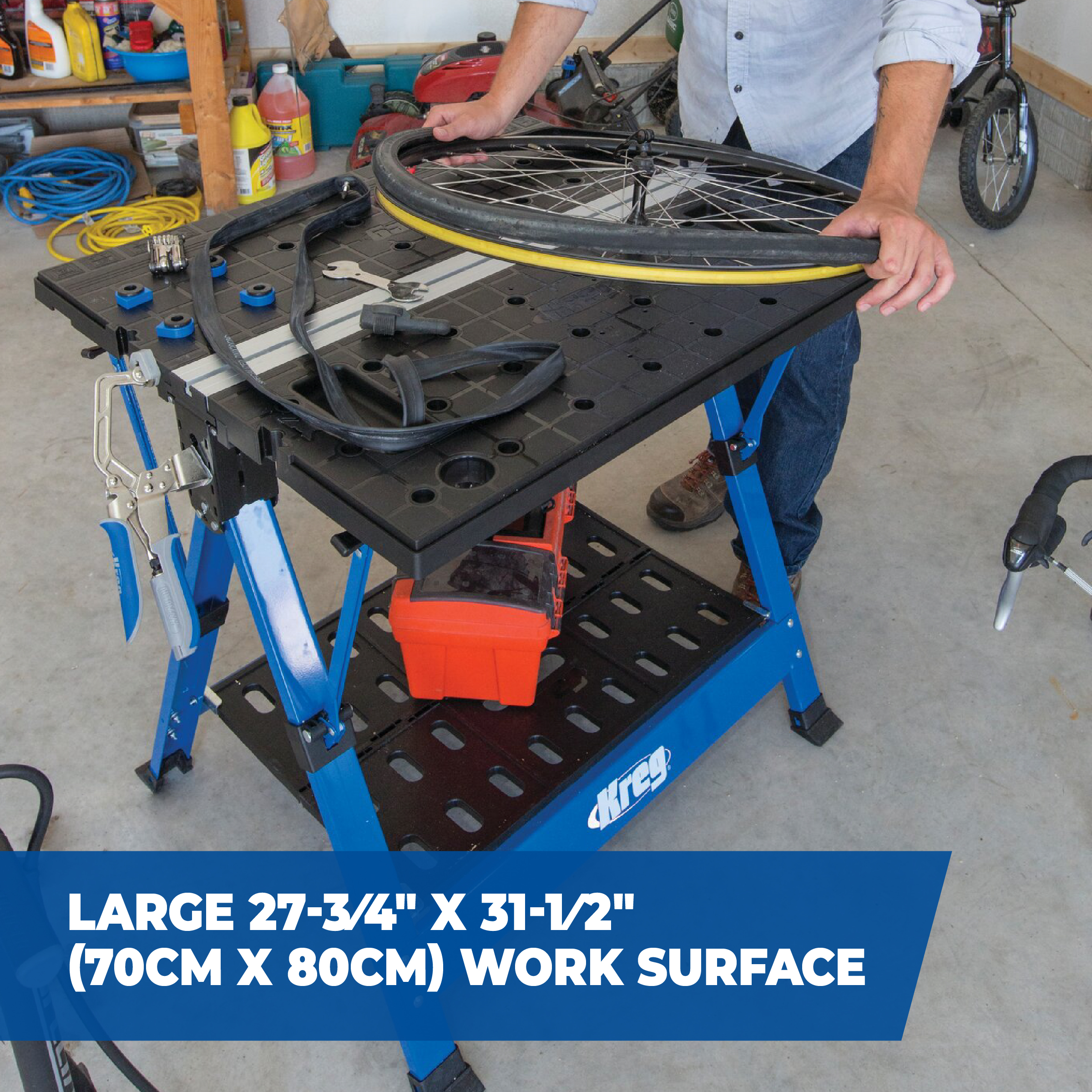 Portable Workbench - Mobile Project Center Folding Workbench