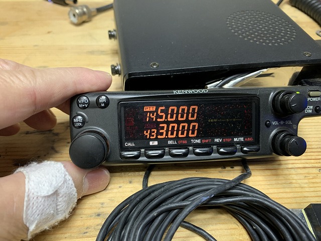 KENWOOD デュアルバンドモービル機 TM-732の修理 ーその1ー - Tomの